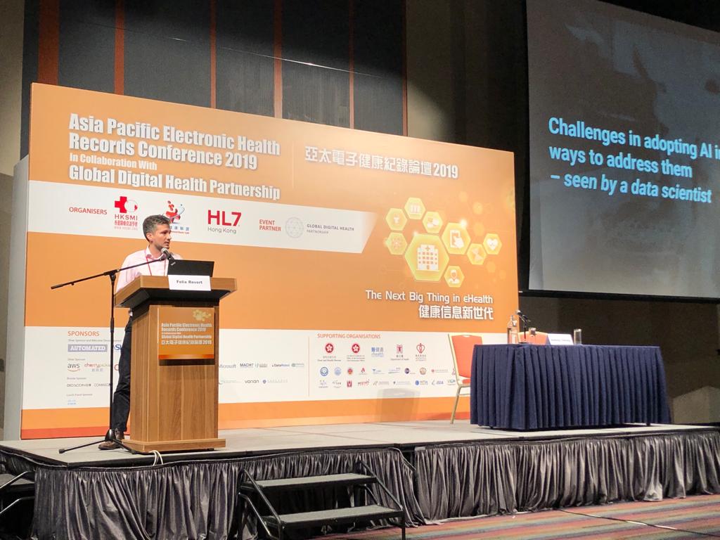 Félix Revert intervenant à APAC EHR 2019
